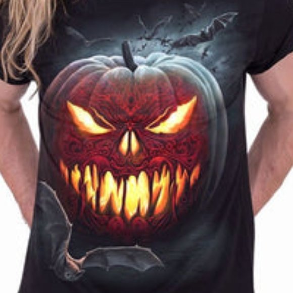 Pumpkin-Bats T Shirt (NWT) - Picture 3 of 6